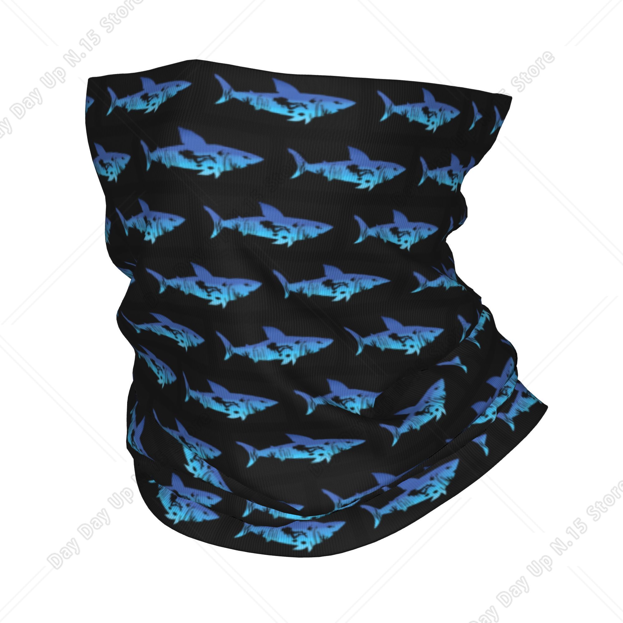 Neck Gaiter Face Cover - Бандана-шарф для дайвинга Shark для женщин