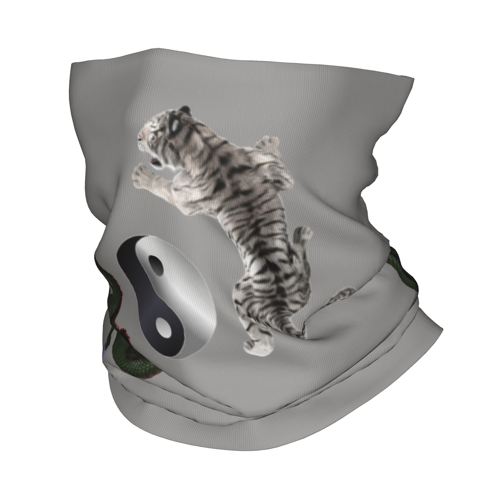 Neck Gaiter Face Cover - Многофункциональная бандана-шарф-маска для лица с принтом